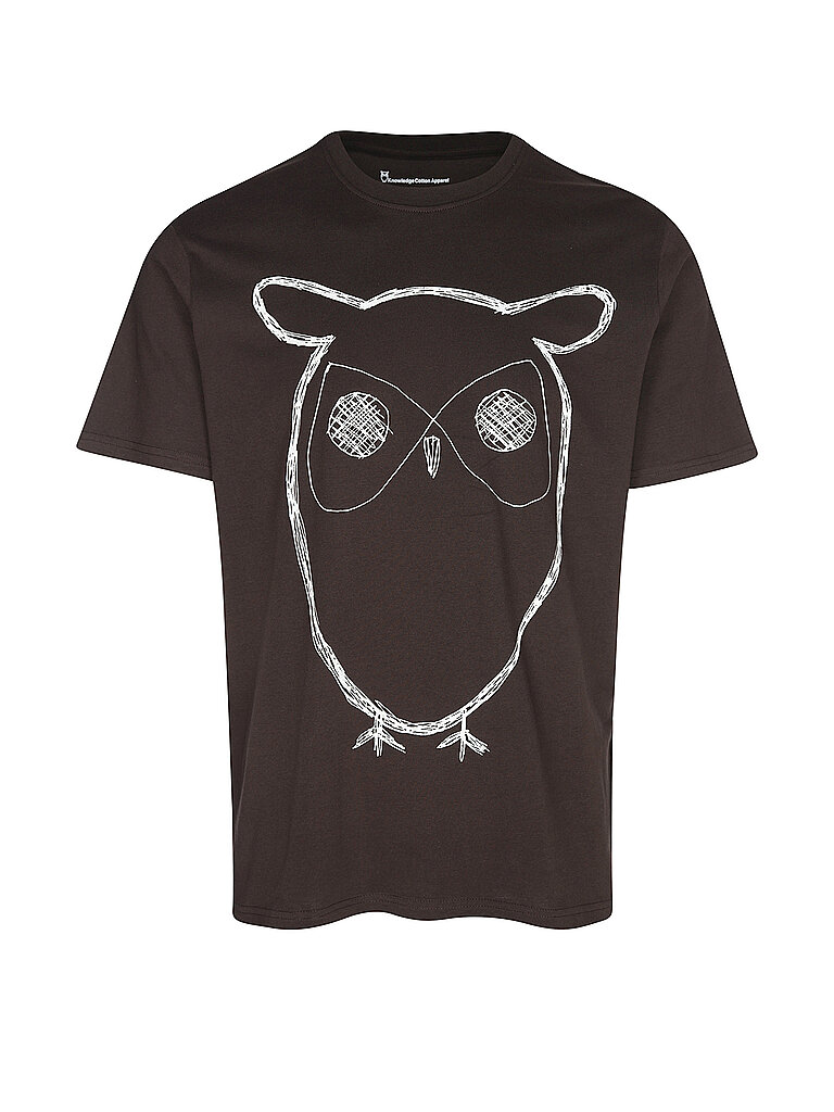 T-Shirt BIG OWL marrone S