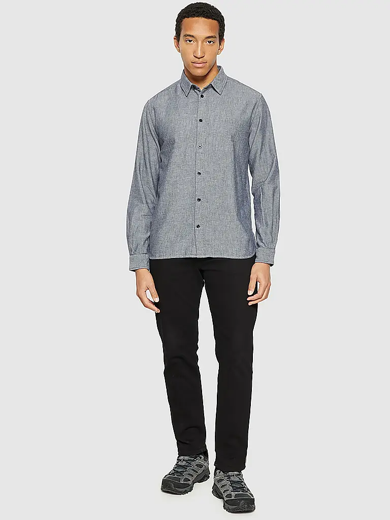 KNOWLEDGE COTTON APPAREL | Camicia di flanella regular fit | Blu