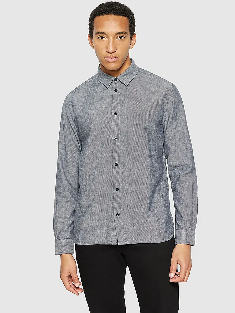 KNOWLEDGE COTTON APPAREL | Camicia di flanella regular fit | Blu