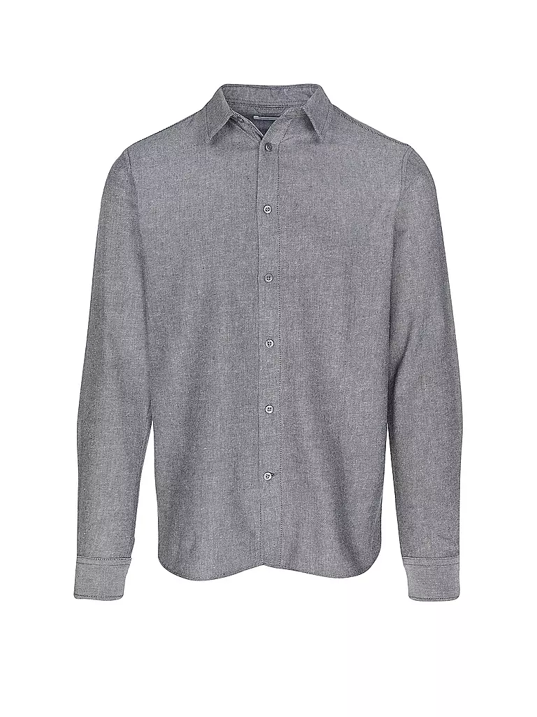 KNOWLEDGE COTTON APPAREL | Camicia di flanella slim fit | Grigio