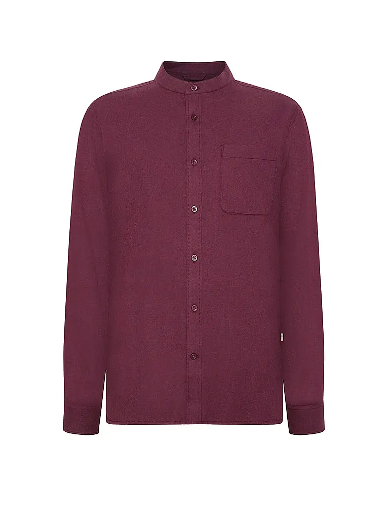 KNOWLEDGE COTTON APPAREL | Camicia di flanella | Rosso scuro