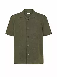 KNOWLEDGE COTTON APPAREL | Camicia di lino | Oliva