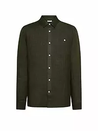 KNOWLEDGE COTTON APPAREL | Camicia di lino | Oliva
