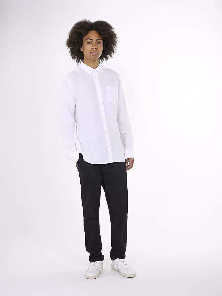 KNOWLEDGE COTTON APPAREL | Camicia di lino | Bianco