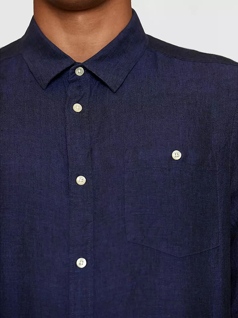 KNOWLEDGE COTTON APPAREL | Camicia di lino | Blu