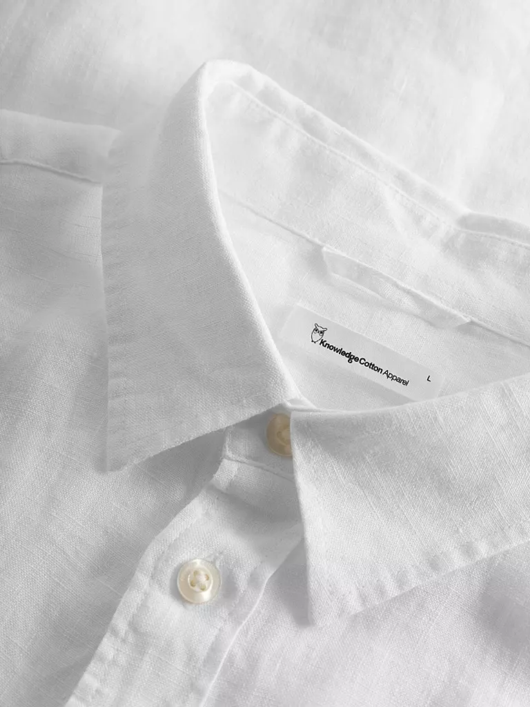 KNOWLEDGE COTTON APPAREL | Camicia di lino | Bianco
