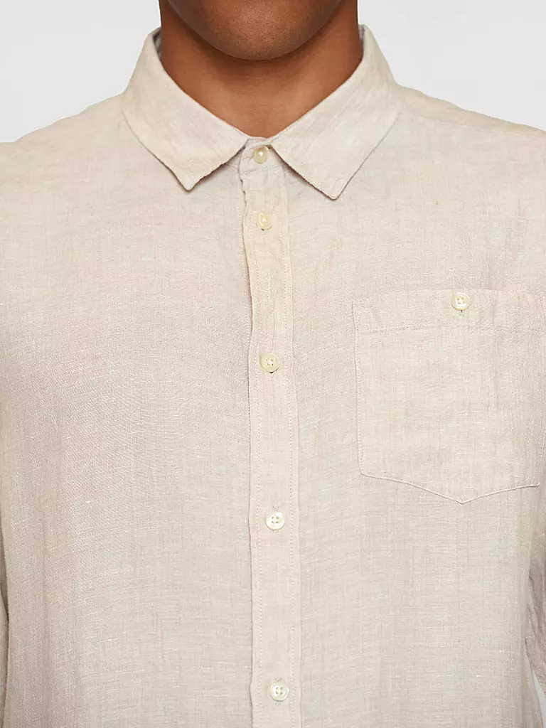 KNOWLEDGE COTTON APPAREL | Camicia di lino | Beige