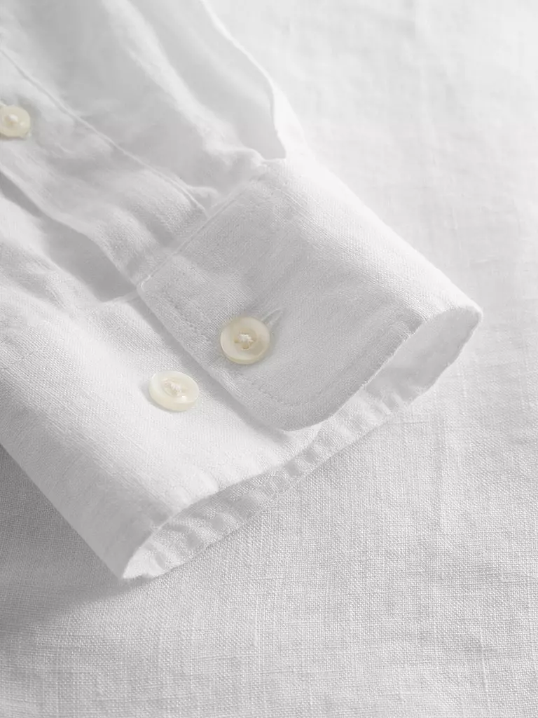 KNOWLEDGE COTTON APPAREL | Camicia di lino | Bianco