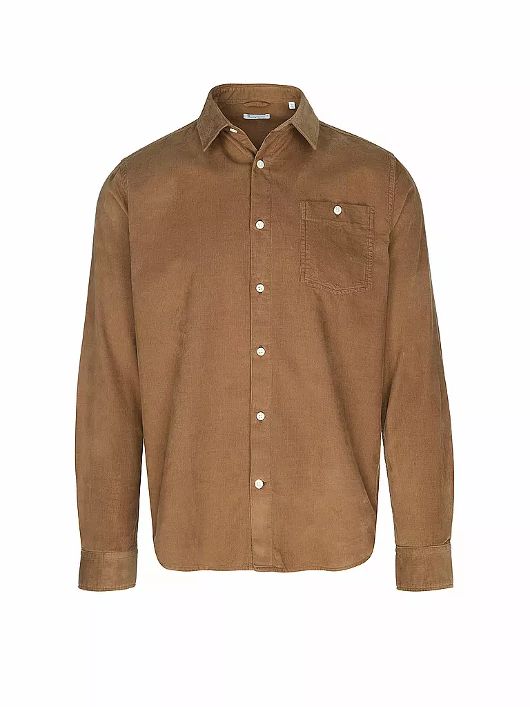 KNOWLEDGE COTTON APPAREL | Camicia Regular Fit | Cammello