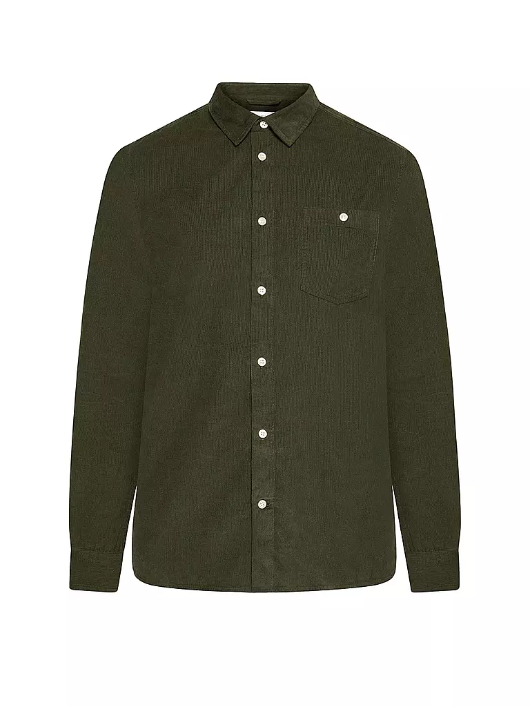 KNOWLEDGE COTTON APPAREL | Camicia Regular Fit | Verde
