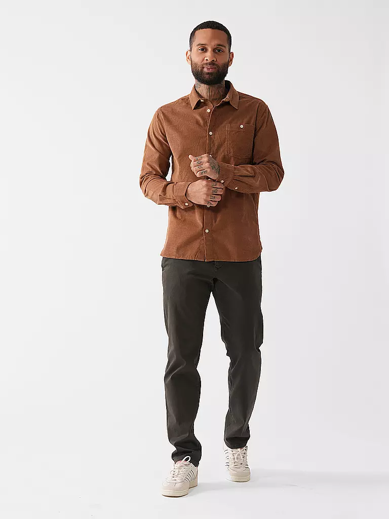 KNOWLEDGE COTTON APPAREL | Camicia Regular Fit | Cammello