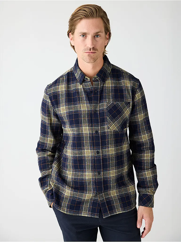 KNOWLEDGE COTTON APPAREL | Camicia Regular Fit | Blu
