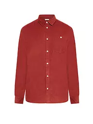KNOWLEDGE COTTON APPAREL | Camicia Regular Fit | Rosso scuro