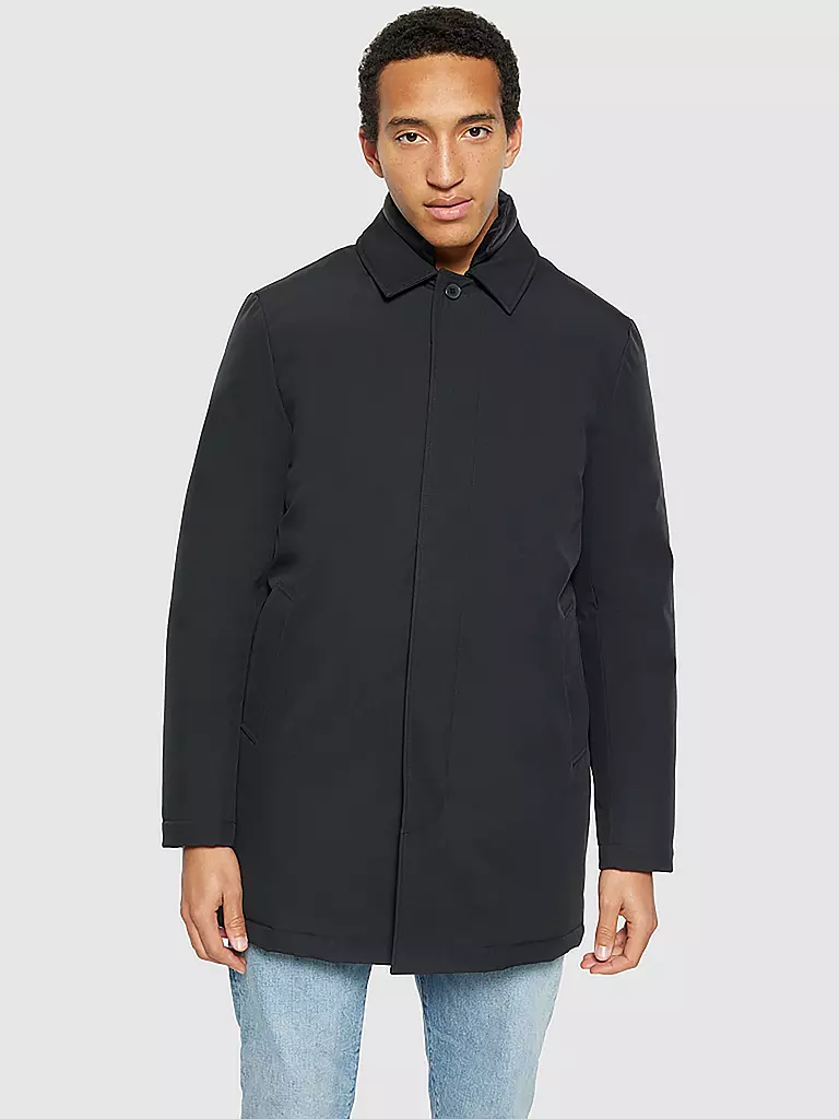 KNOWLEDGE COTTON APPAREL | Cappotto CLIMATE SHELL | Nero