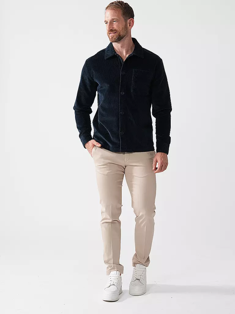 KNOWLEDGE COTTON APPAREL | Cord Overshirt | Blu