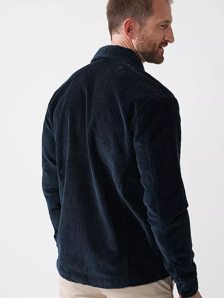 KNOWLEDGE COTTON APPAREL | Cord Overshirt | Blu