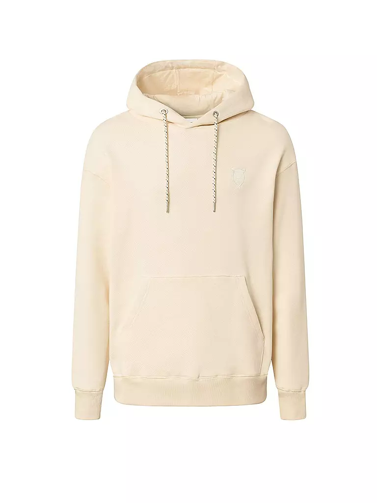 KNOWLEDGE COTTON APPAREL | Felpa con cappuccio - Hoodie | Crema