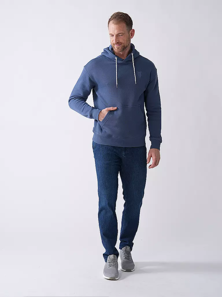 KNOWLEDGE COTTON APPAREL | Felpa con cappuccio - Hoodie | Blu