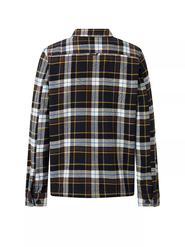 KNOWLEDGE COTTON APPAREL | Flanell Overshirt | Blu chiaro