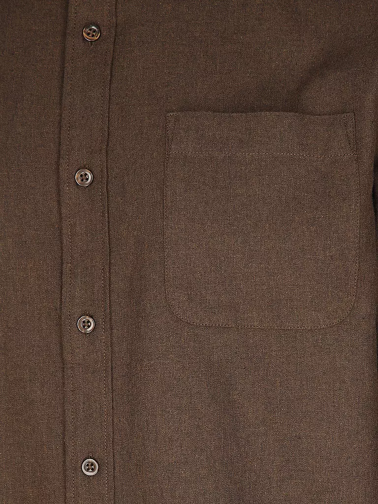 KNOWLEDGE COTTON APPAREL | Flanellhemd  | Marrone