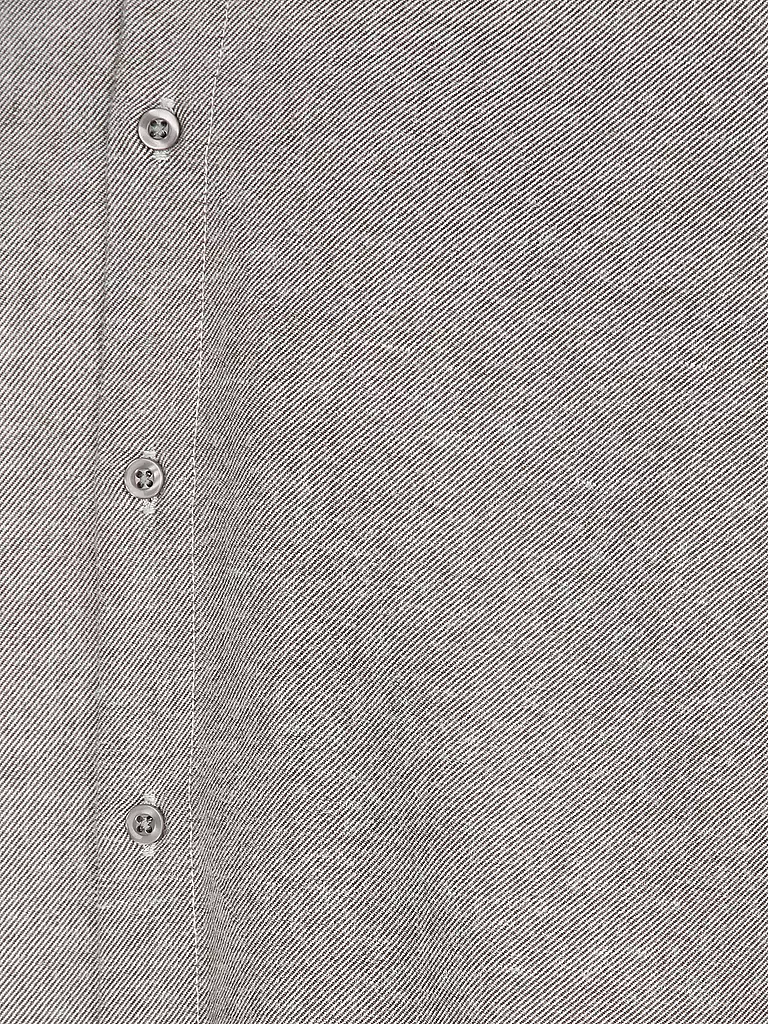 KNOWLEDGE COTTON APPAREL | Flanellhemd Slim Fit | Grigio chiaro