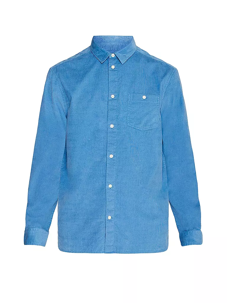KNOWLEDGE COTTON APPAREL | Hemd Regular Fit | Blu chiaro