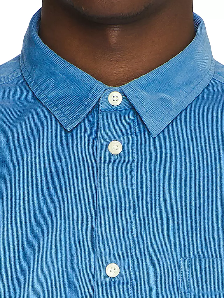 KNOWLEDGE COTTON APPAREL | Hemd Regular Fit | Blu chiaro