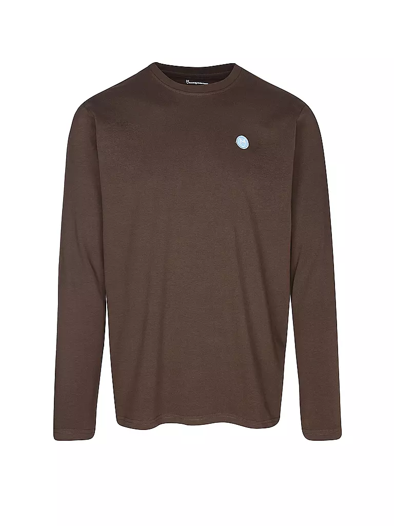 KNOWLEDGE COTTON APPAREL | Langarmshirt  | Marrone