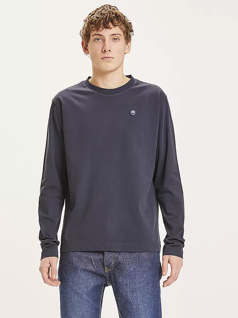 KNOWLEDGE COTTON APPAREL | Langarmshirt | Blu