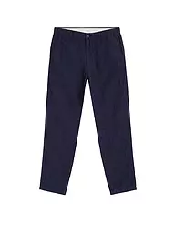 KNOWLEDGE COTTON APPAREL | Leinenchino Loose Fit CHUCK | Blu