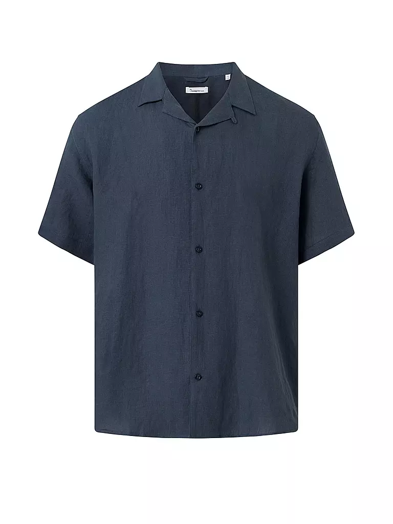 KNOWLEDGE COTTON APPAREL | Leinenhemd | Blu