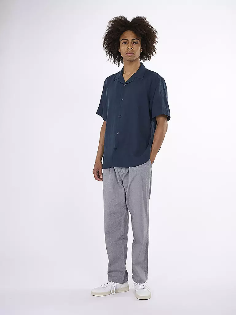 KNOWLEDGE COTTON APPAREL | Leinenhemd | Blu