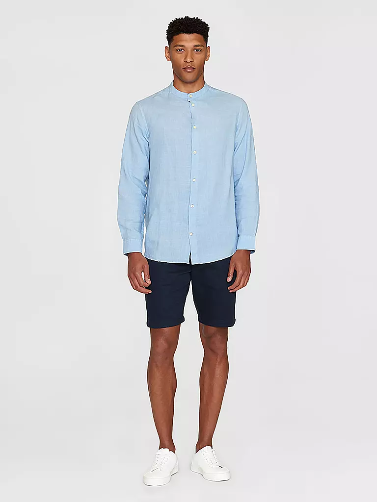 KNOWLEDGE COTTON APPAREL | Leinenhemd | Blu chiaro