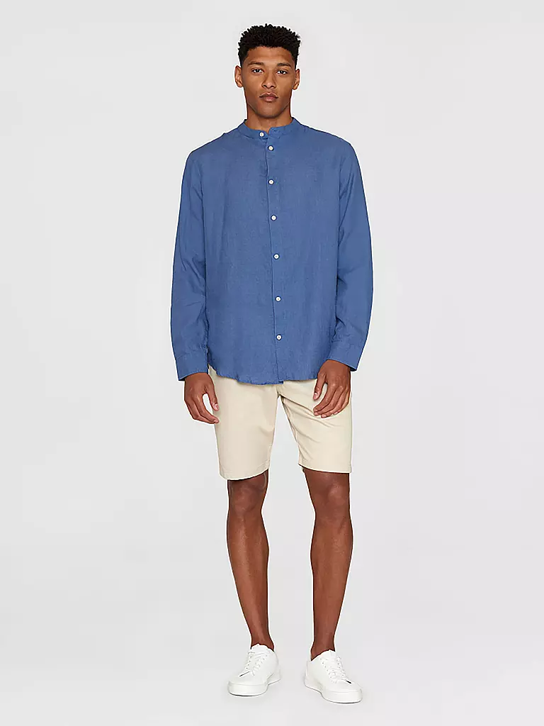 KNOWLEDGE COTTON APPAREL | Leinenhemd | Blu