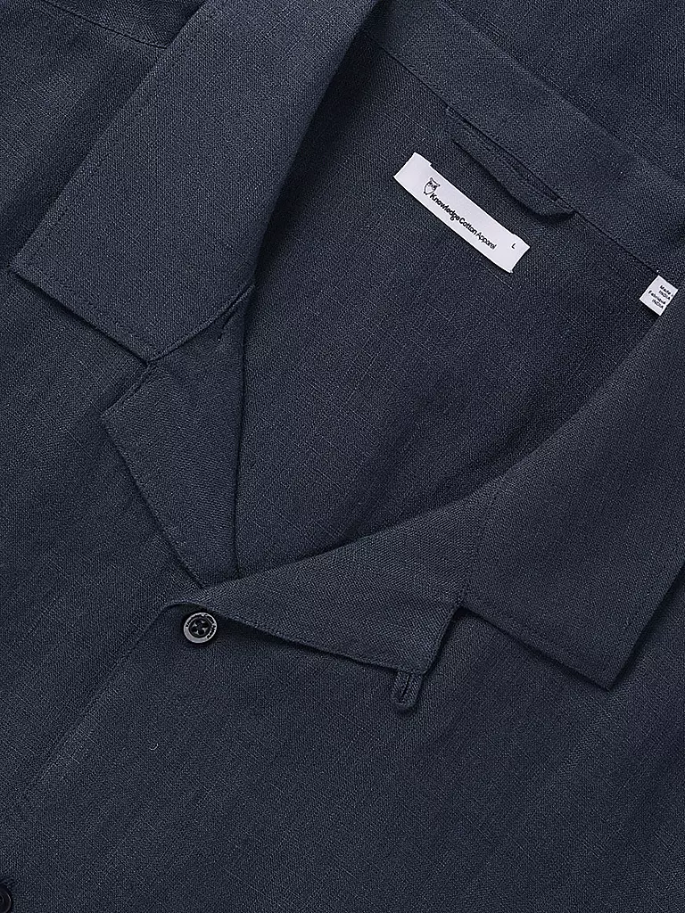 KNOWLEDGE COTTON APPAREL | Leinenhemd | Blu