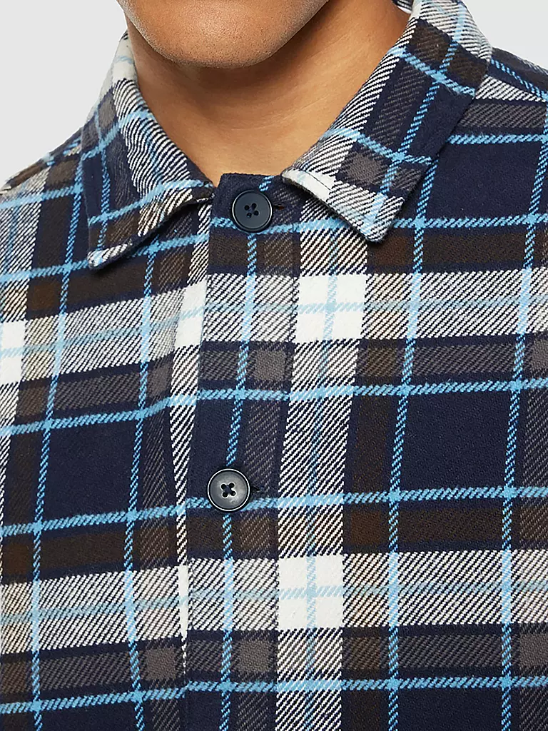KNOWLEDGE COTTON APPAREL | Overshirt in flanella vestibilità regular | 