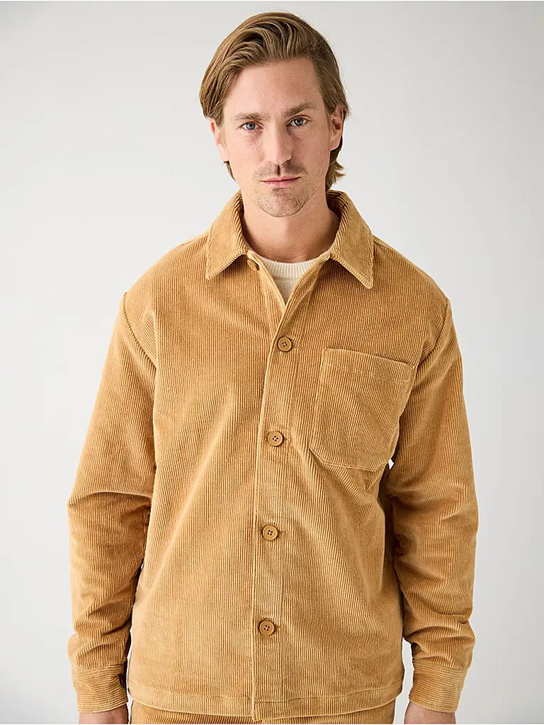 KNOWLEDGE COTTON APPAREL | Overshirt | Cammello