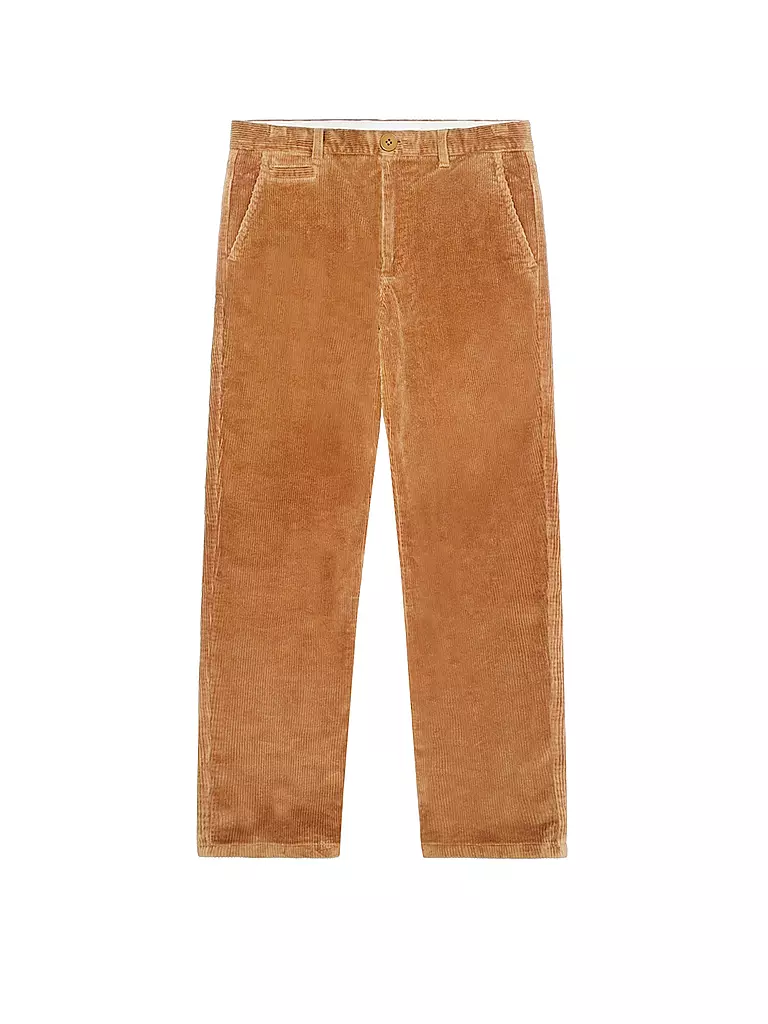 KNOWLEDGE COTTON APPAREL | Pantaloni a coste Straight Fit CHUCK | Cammello