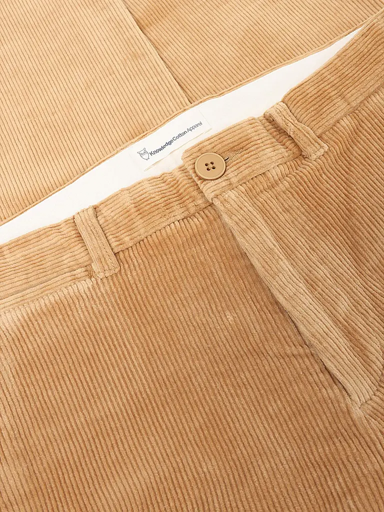 KNOWLEDGE COTTON APPAREL | Pantaloni in velluto a coste CHUCK | Cammello