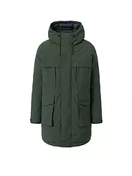 KNOWLEDGE COTTON APPAREL | Parka APEX CANVAS | Verde scuro