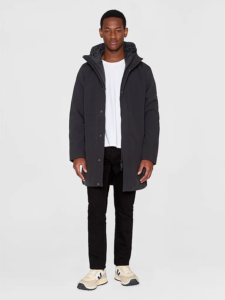 KNOWLEDGE COTTON APPAREL | Parka | Nero