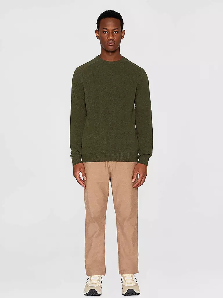 KNOWLEDGE COTTON APPAREL | Pullover FIELD | Verde
