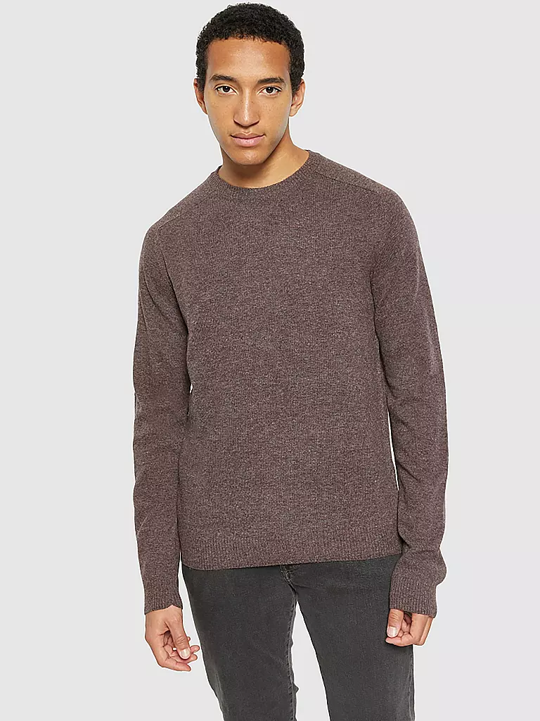 KNOWLEDGE COTTON APPAREL | Pullover FIELD | Marrone
