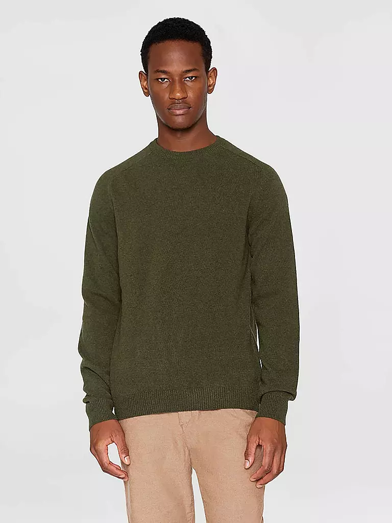 KNOWLEDGE COTTON APPAREL | Pullover FIELD | Verde