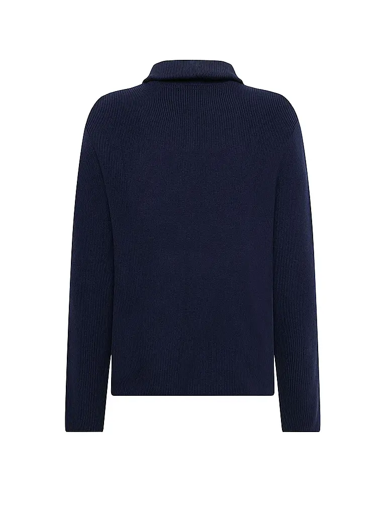 KNOWLEDGE COTTON APPAREL | Pullover Troyer | Blu