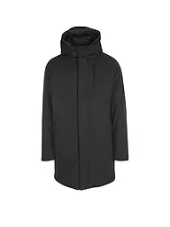 KNOWLEDGE COTTON APPAREL | Softshell Parka | Nero