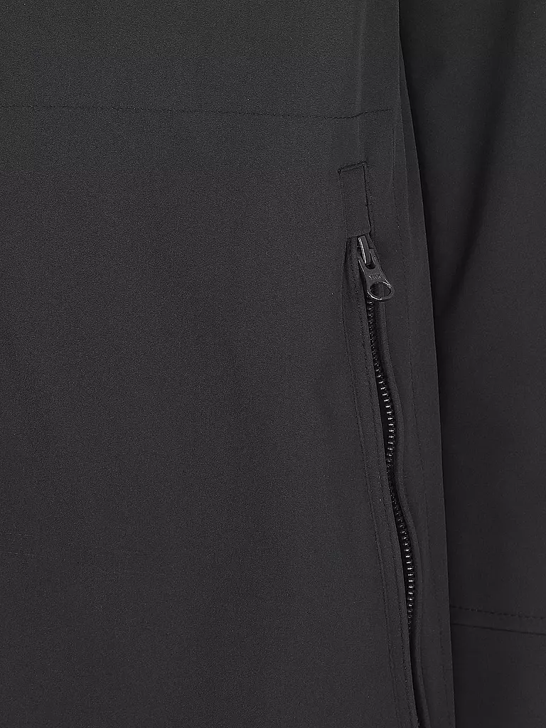 KNOWLEDGE COTTON APPAREL | Softshell Parka | Nero