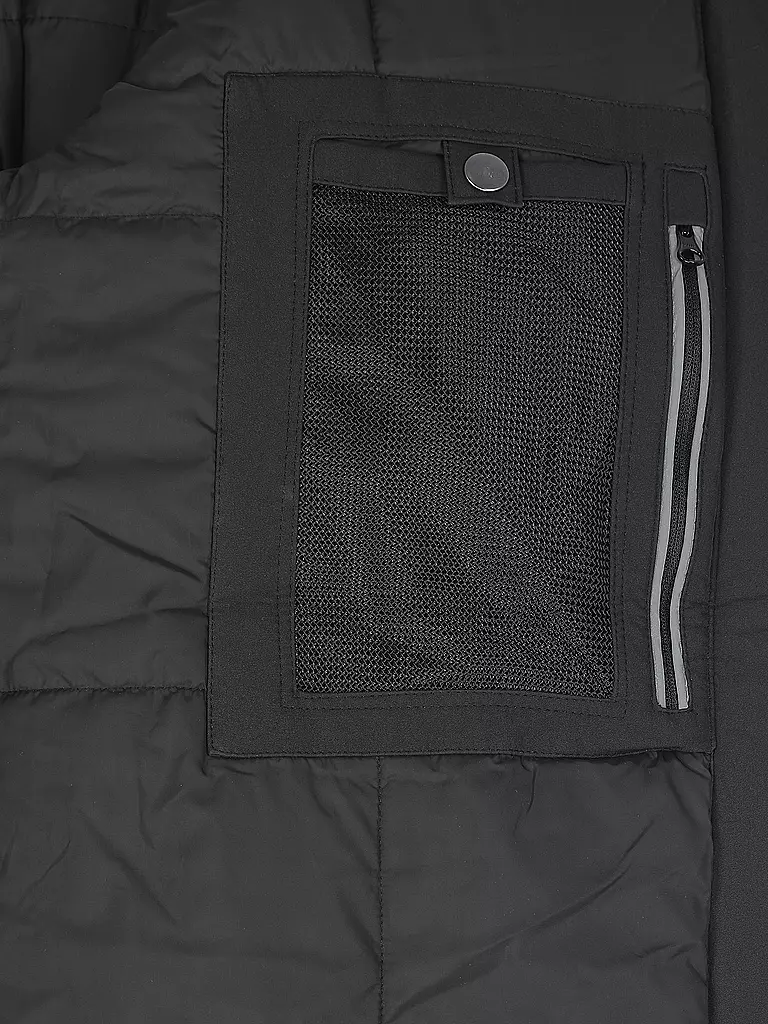 KNOWLEDGE COTTON APPAREL | Softshell Parka | Nero