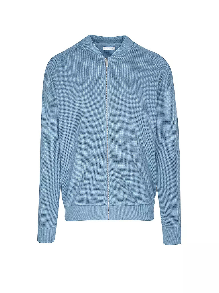 KNOWLEDGE COTTON APPAREL | Strickjacke  | Blu chiaro