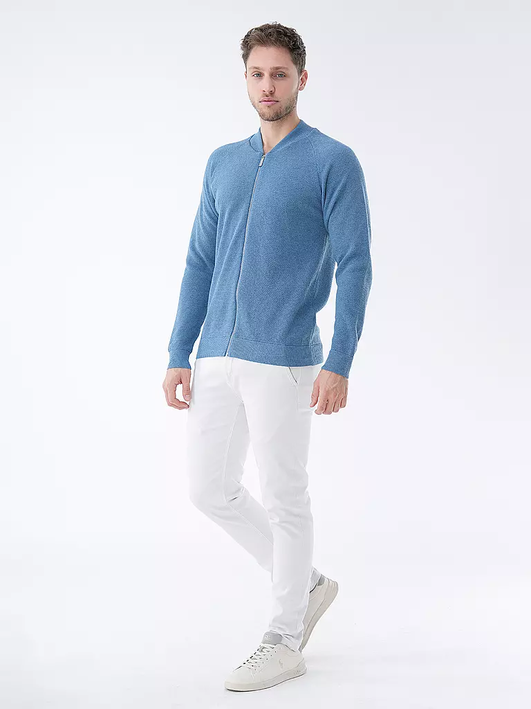 KNOWLEDGE COTTON APPAREL | Strickjacke  | Blu chiaro